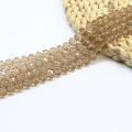 A5040 # -2 YIWU Fabricación de vidrio de color especial con cuentas de joyería Faceted Crystal Rondelle Beads